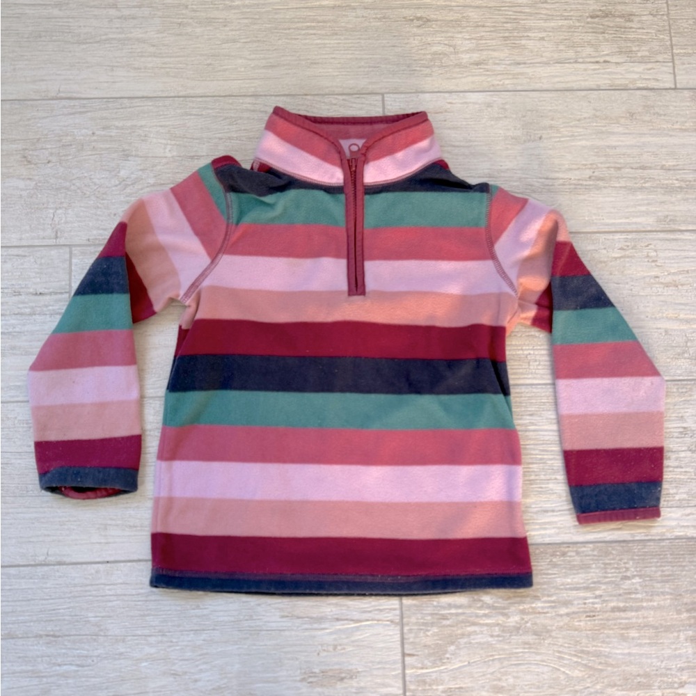OshKosh B'gosh Multicolor Striped Kids fleece zip up